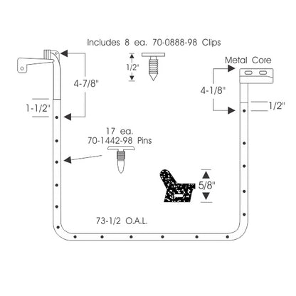 Rear Door Weatherstrips