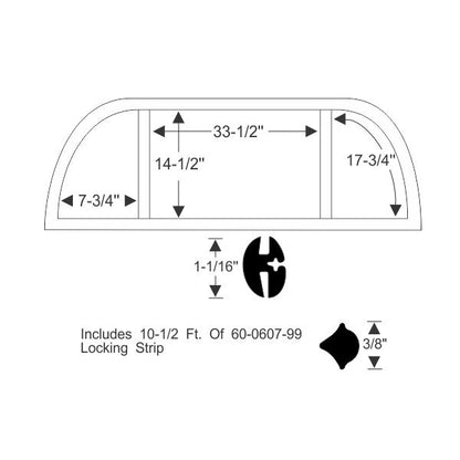 Rear Window Gasket Set