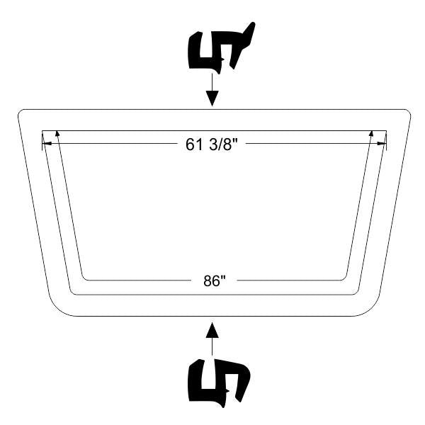 Rear Window Gasket