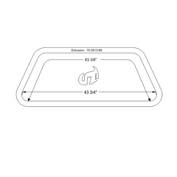 Rear Window Gasket