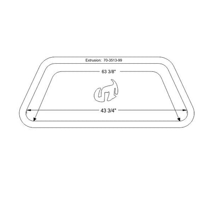 Rear Window Gasket