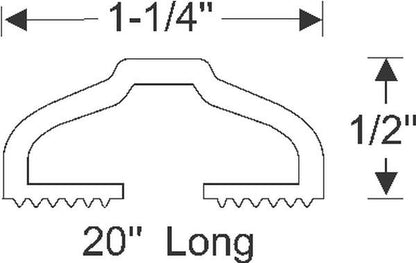 Division bar chrome retainer