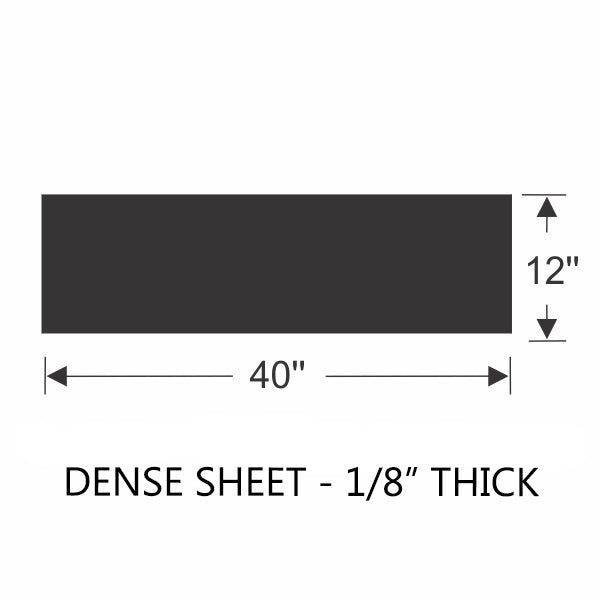 1/8" Thick Neoprene Dense Rubber Sheet