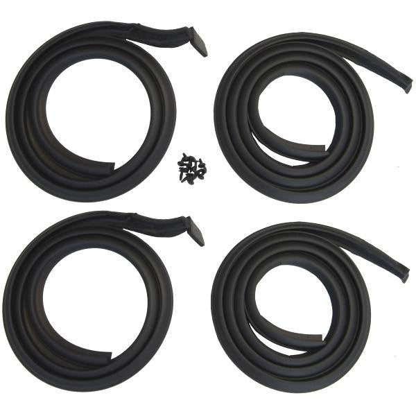 Door Hinge and Bottom Weatherstrip Set