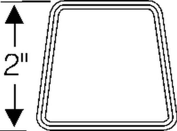 Power window switch bezel pad