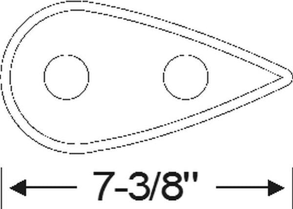 Rumble Seat Step Mounting Pad