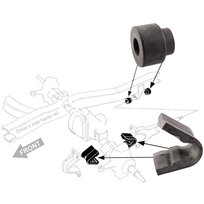 Radius Arm Bushing and Axle Set