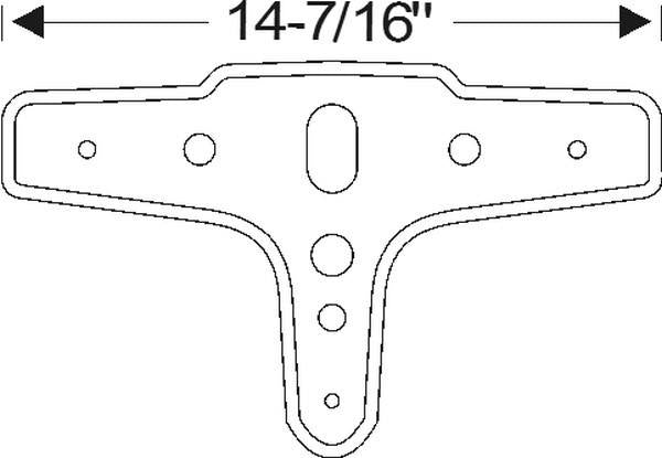 Trunk Emblem Mounting Pad