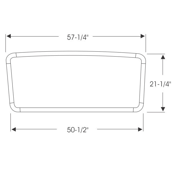 Windshield Gasket with Groove