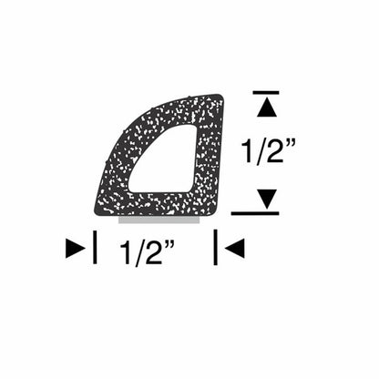 Peel-N-Stick Hollow Quarter Round