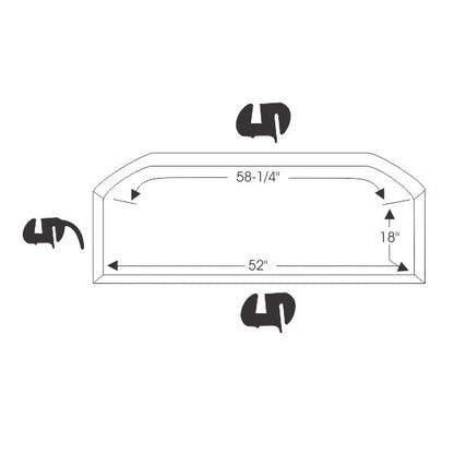 Rear Window Gasket