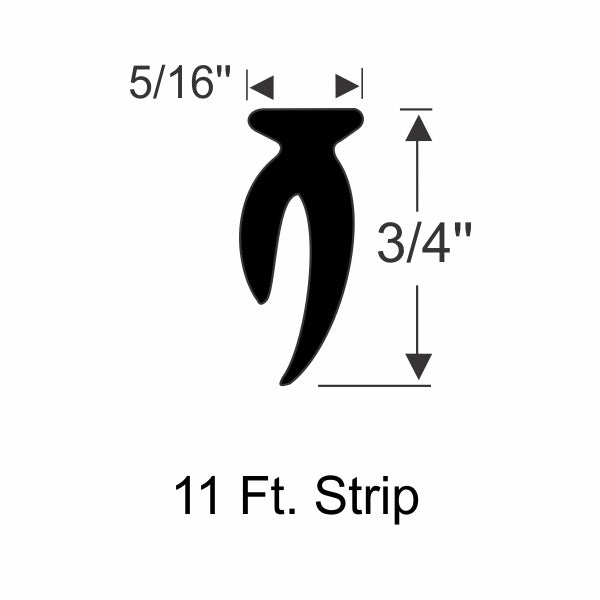 Swing-Out Windshield Weatherstrip