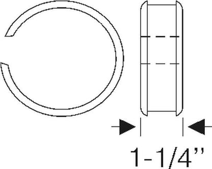 Steering Column Insulator - Brown