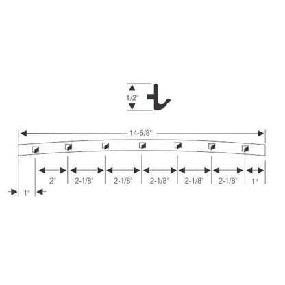 Vent division bar weatherstrip