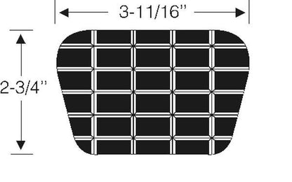 Brake and Clutch Pedal Pad