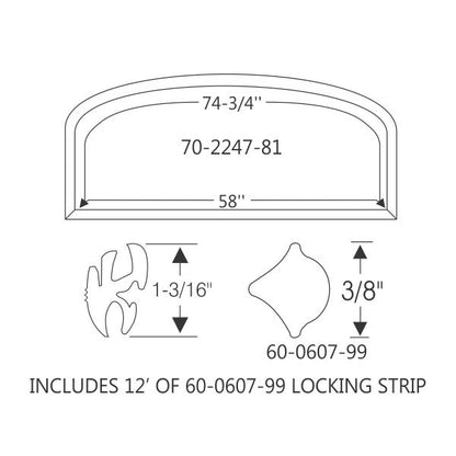 Rear Window Gasket Set