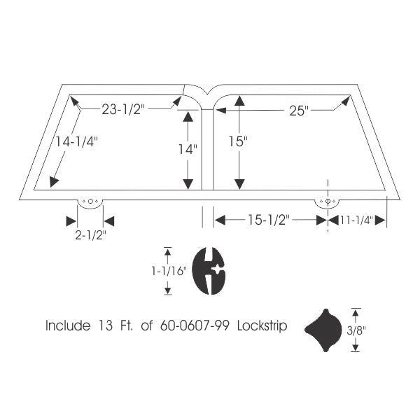 Windshield Gasket Set