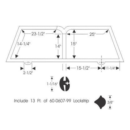 Windshield Gasket Set