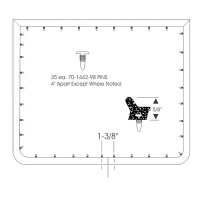 Rear Door Weatherstrips