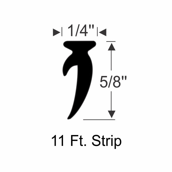 Swing-Out Windshield Weatherstrip