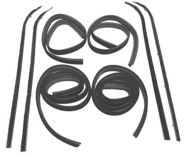 Side Window Weatherstrip Set - Black Bead