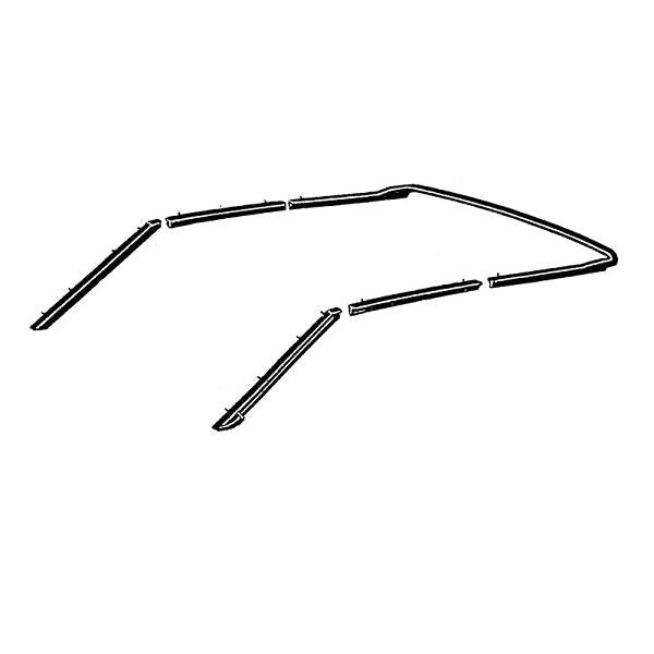 Convertible Roof Rail Weatherstrip Set