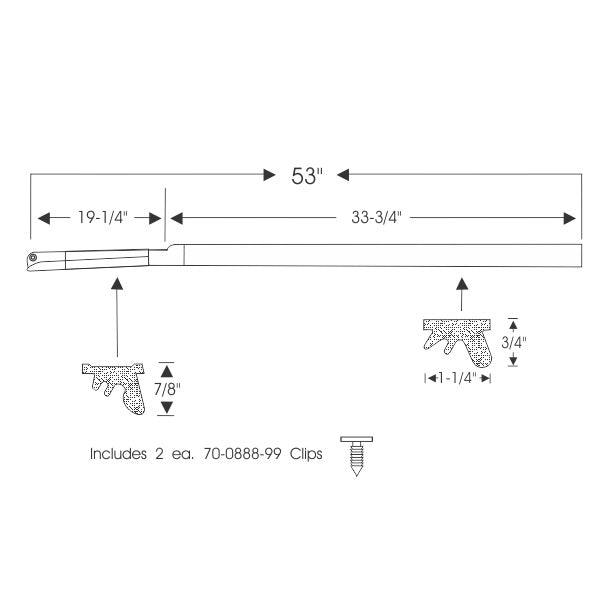 Hardtop Roof Rail Weatherstrips