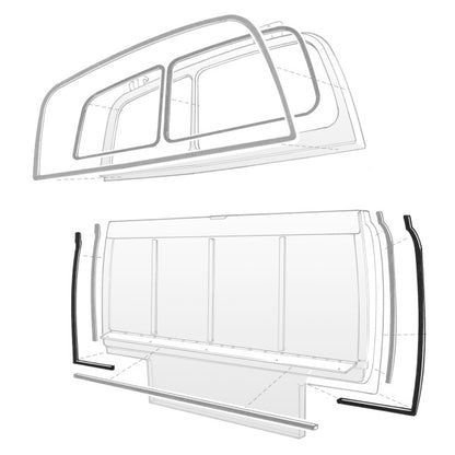 Tailgate Sides and Bottom Weatherstrips