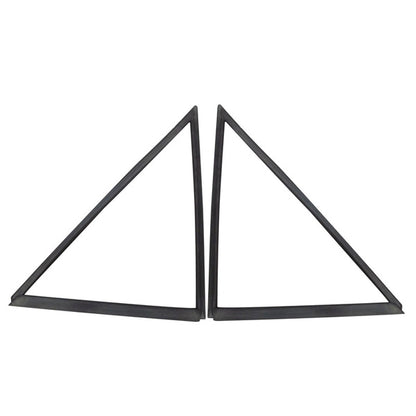 Rear door stationary window weatherstrip