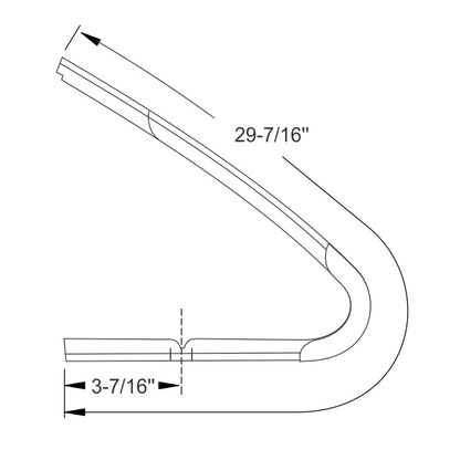 Rear Quarter Vent Window Weatherstrip