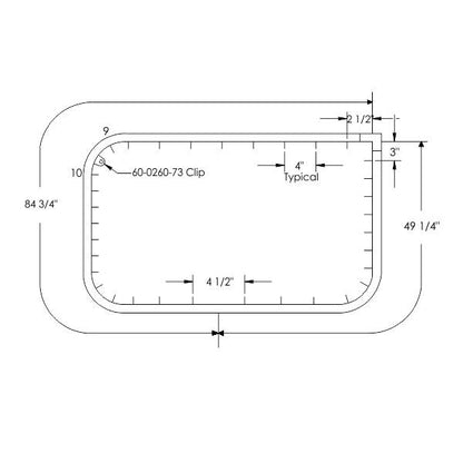Rear Door Weatherstrips