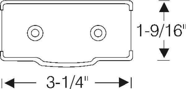 Detachable center post pad