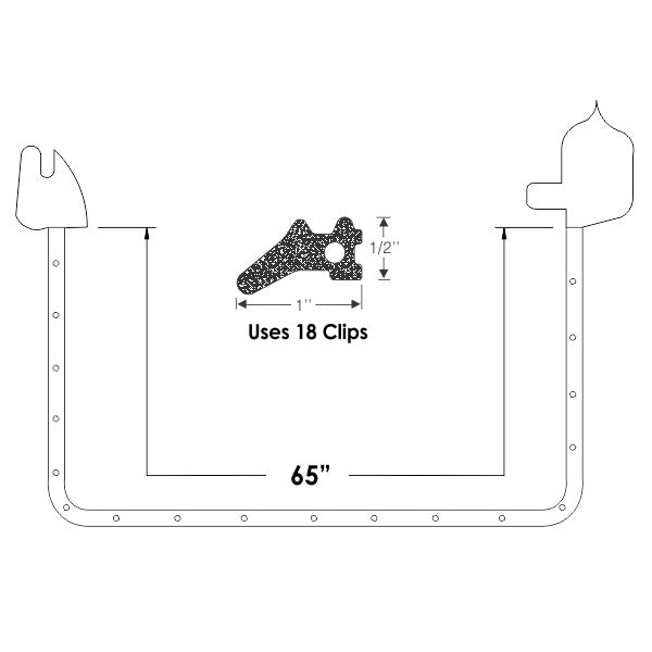 Rear Door Weatherstrips
