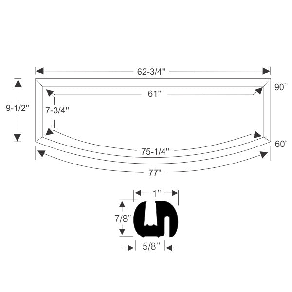 Rear Window Gasket