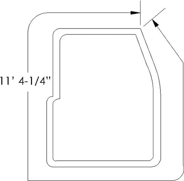 Front Door Weatherstrips - Full Size