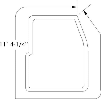 Front Door Weatherstrips - Full Size