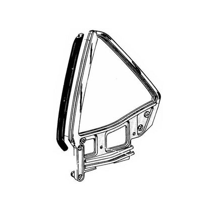 Quarter Window Vertical Leading Edge