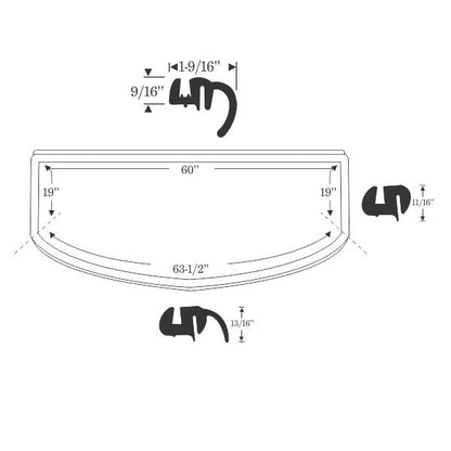 Rear Window Gasket