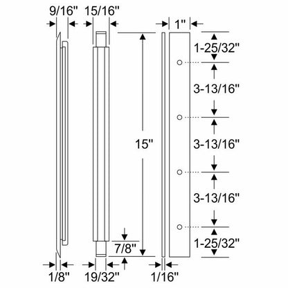 Windshield Division Bar Gasket