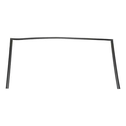 Three-Piece Windshield Reveal Molding With Metal