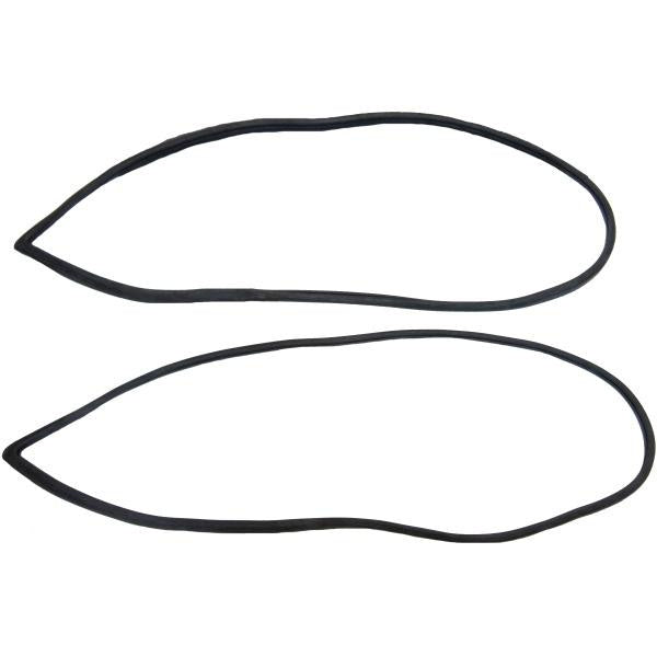 Quarter Window Weatherstrips with Trim Groove
