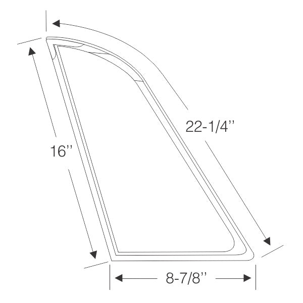 Front Door Vent Window Weatherstrips