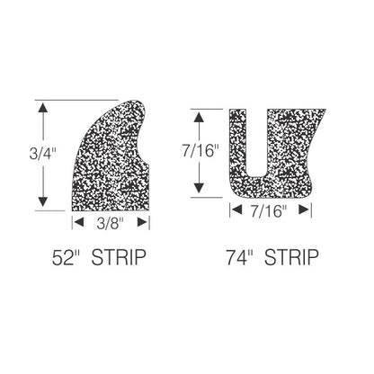 Windshield Weatherstrip Set