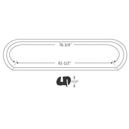 Rear Window Gasket