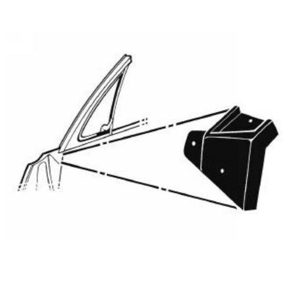 Front of Vent Window to Door Seals