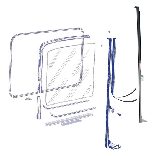 Vent Window Division Bar Assembly - Left