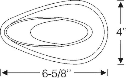 Side mount spare wheel grommet