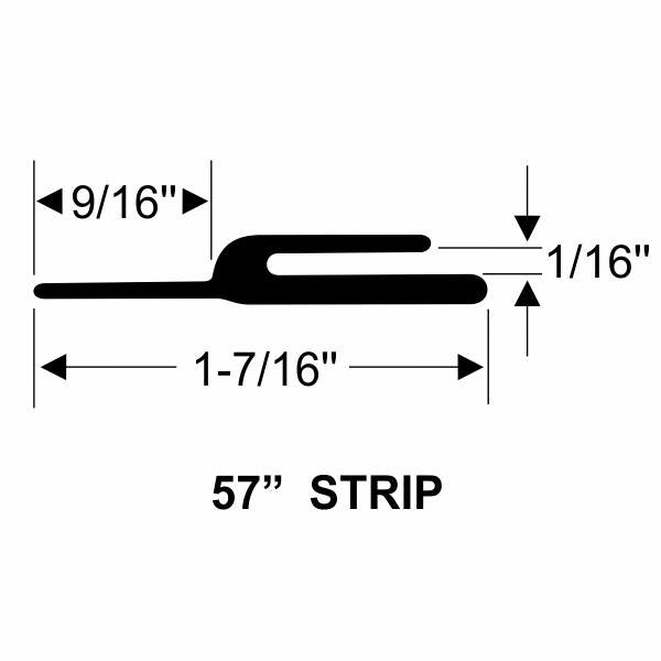 Front Bow Weatherstrip