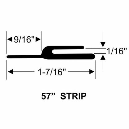Front Bow Weatherstrip