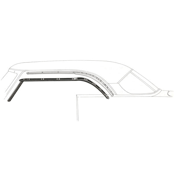 Hardtop Roof Rail Weatherstrips